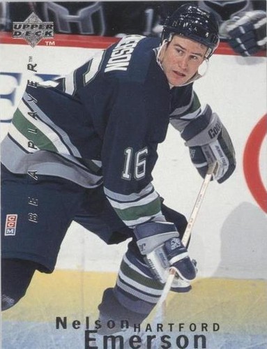 1995-96 Upper Deck Be a Player - Nelson Emerson #38