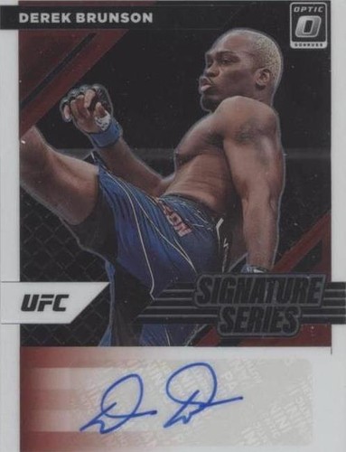 2022 Panini Donruss Optic UFC - Derek Brunson #SS-DBR