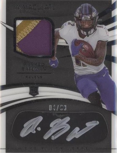 2021 Panini Immaculate Collection Rashod Bateman #REB-RB