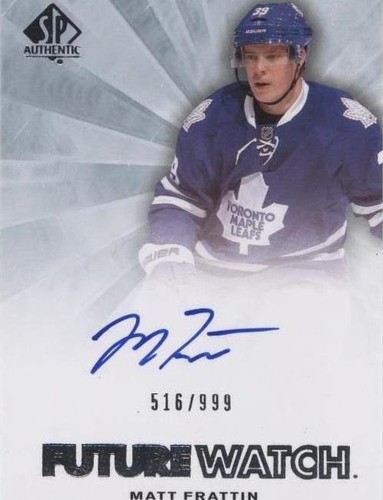 2011-12 SP Authentic - Matt Frattin #232