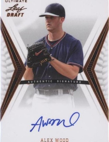2012 Leaf Ultimate Draft - Alex Wood #BA-AW1