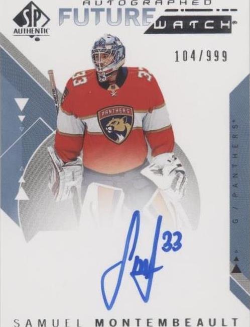 2018-19 SP Authentic - Samuel Montembeault #158