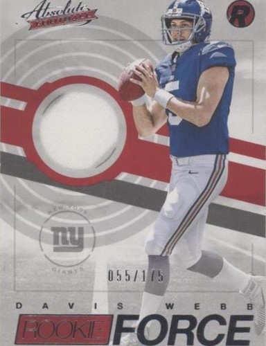 2017 Panini Absolute Davis Webb #31