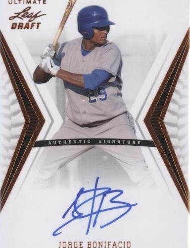 2012 Leaf Ultimate Draft - Jorge Bonifacio #BA-JB2