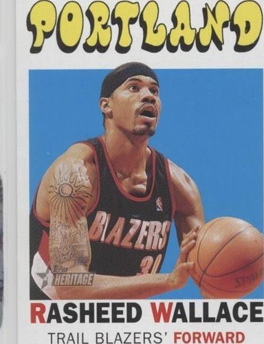 2000-01 Topps Heritage - Rasheed Wallace #221