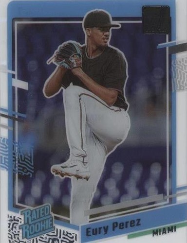 2023 2023 Panini Prizm 20-80 Scale Eury Perez Miami Marlins