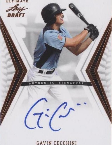 2012 Leaf Ultimate Draft - Gavin Cecchini #BA-GC1