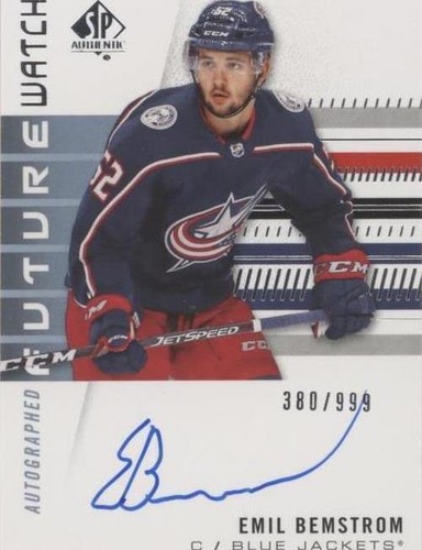 2019-20 SP Authentic - Emil Bemstrom #212