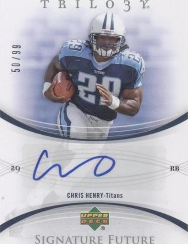 2007 Upper Deck Trilogy Chris Henry #FS-CH