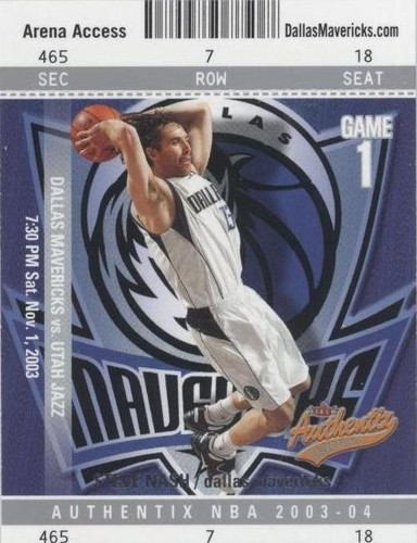 2003-04 Fleer Authentix - Steve Nash #23