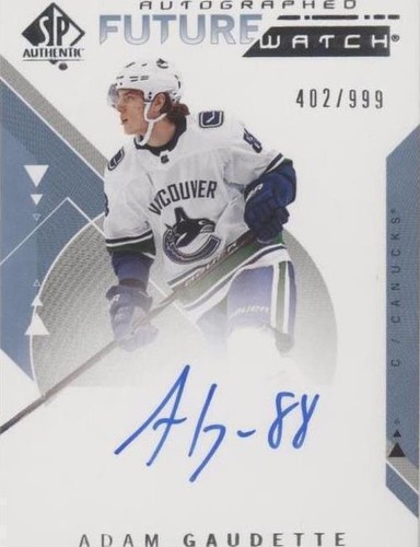 2018-19 SP Authentic - Adam Gaudette #180