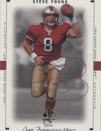 1999 SP Authentic Steve Young #75