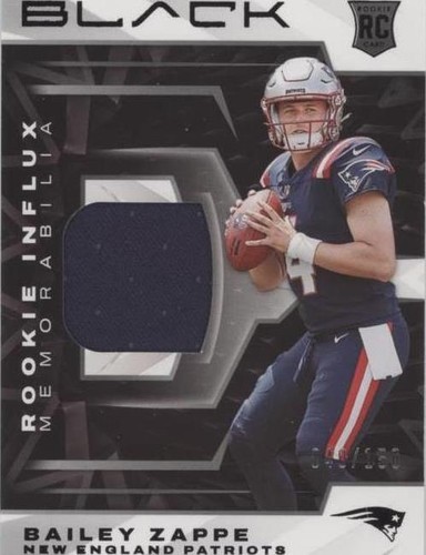 2022 Panini Black Bailey Zappe #RIM-BZA
