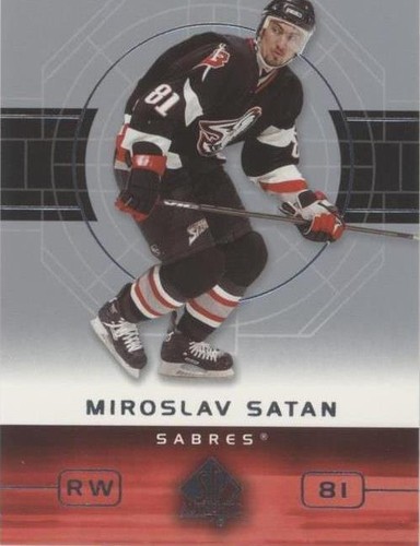 2002-03 SP Authentic - Miroslav Satan #10