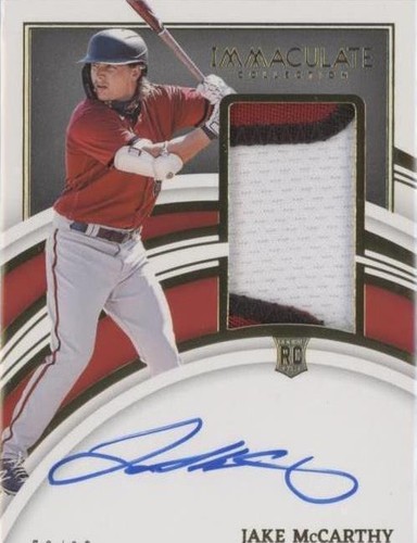 2022 Panini Immaculate Collection - Jake McCarthy #143