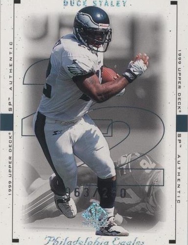 1999 SP Authentic Duce Staley #65 AE