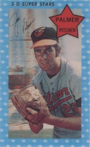 1971 Kellogg's 3-D Super Stars - Jim Palmer #60