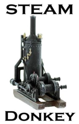 STEAM DONKEY Engine S scale built up detailed model 1/64 scale