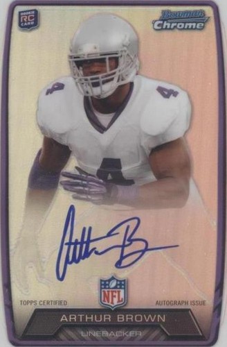 2013 Bowman Arthur Brown #RCRA-AB