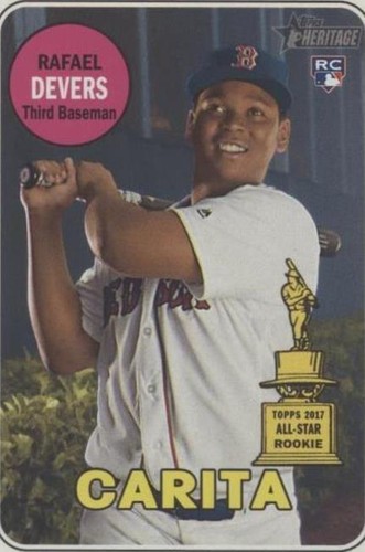 2018 Topps Heritage New Age Performers Rafael Devers Rookie