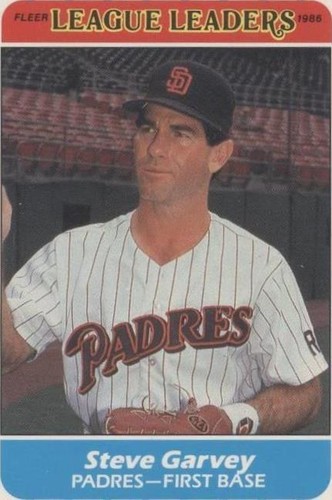 1986 Fleer Major League Leaders - Steve Garvey #15
