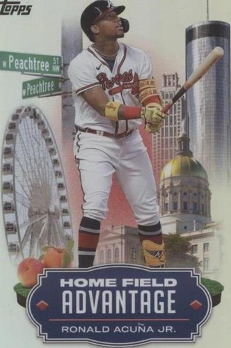 2022 Topps Series 1 HA-2 Ronald Acuna Jr Home Field