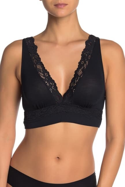 Free People 253850 Womens Maddie Lace Trim Bralette Underwear Size S