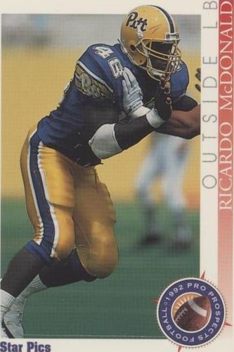 1992 Star Pics Ricardo McDonald #35