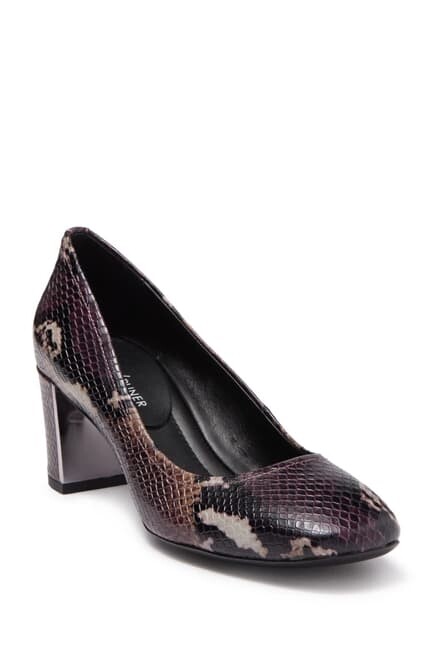 Donald J Pliner Women's 251845 Leather Plum Corin Pumps Shoes Size 6 M