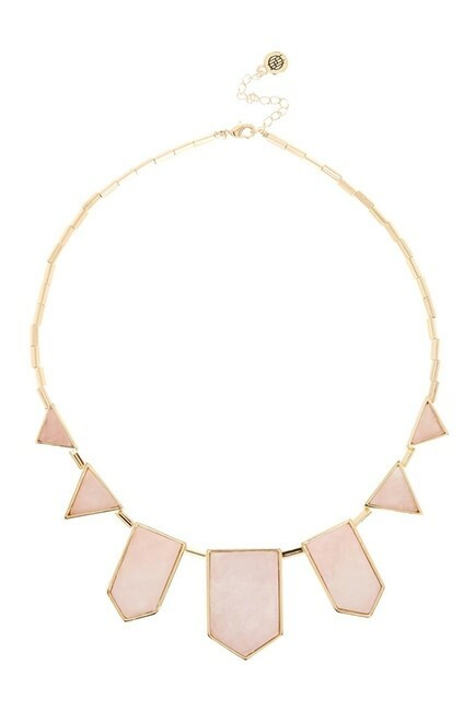 House of Harlow 131995 Classic Pyramid Station Necklace