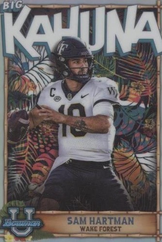 2022 Bowman University Chrome Sam Hartman #TBK-14