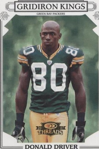 2007 Donruss Threads Donald Driver #PGK-16