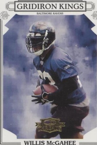 2007 Donruss Threads Willis McGahee #PGK-48