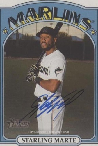 2021 Topps Heritage - Starling Marte #ROA-SM