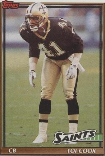 1991 Topps Toi Cook #317