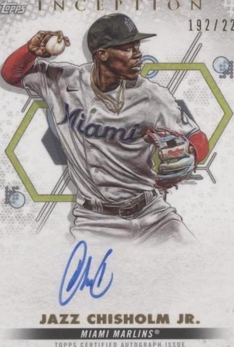 2022 Topps Inception - Jazz Chisholm #BRES-JC