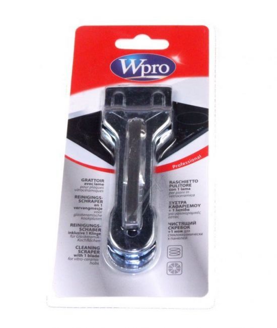 484000000771 Grattoir Mï¿½Tallique Pour Plaque Vitro-Cï¿½Ramique + 1 Lame