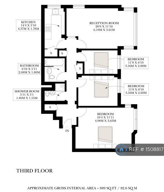 3 bedroom flat in Eaton Manor, Hove, BN3 (3 bed) (#1508817)