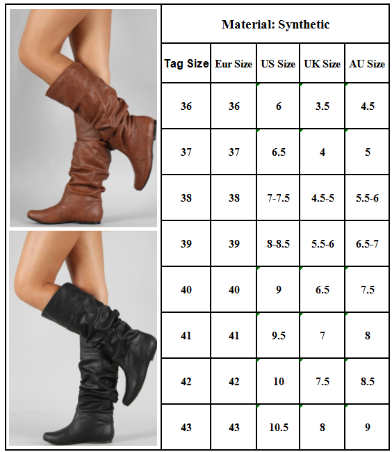 flat boots calf length