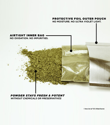 PACK OF 5 Natural Black Henna Hair & Beard Dye | 100% Natural | Henna Color Lab