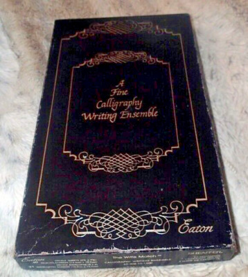VINTAGE SHEAFFER EATON KALEIDOSCOPE A FINE CALLIGRAPHY WRITING ENSEMBLE KIT