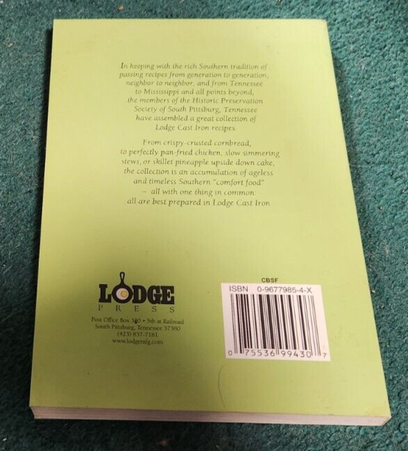 2003 A SKILLET FULL Traditional Southern Lodge Cast Iron Recipes & Memories