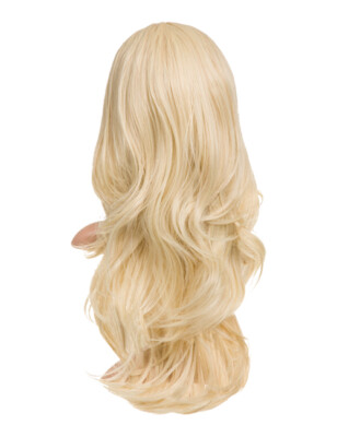 Koko Wig Wavy Half Head 3/4 Wig 28" Long Layered Hair Thick Natural Hairpiece