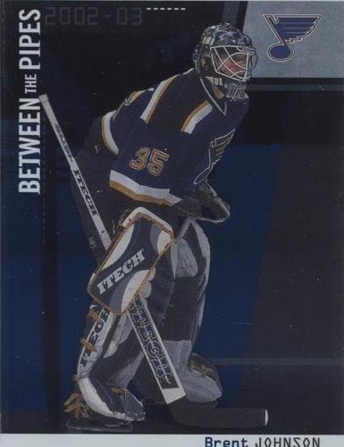 2002-03 In the Game Be A Player Between the Pipes - Brent Johnson #55