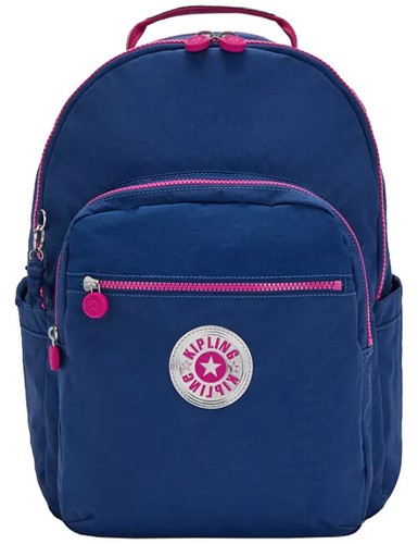 

Женский большой синий рюкзак Kipling Seoul Admiral с чехлом для ноутбука 15 дюймов KI0627 Y75