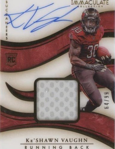 2020 Panini Immaculate Collection Ke'Shawn Vaughn #130