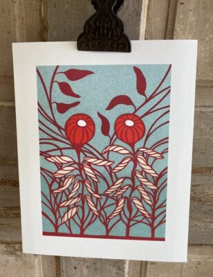 Petra Borner Lena Abstract Nordic Floral Art Print New Modern Scandinavian
