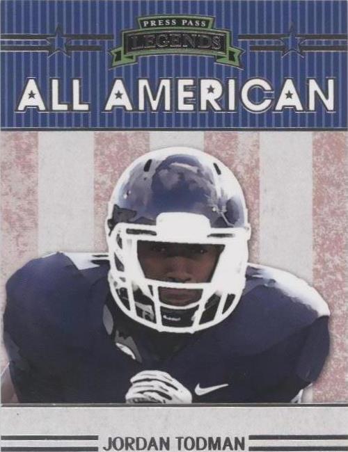 2011 Press Pass Legends Jordan Todman #AA-12