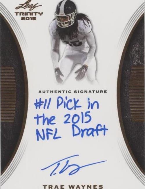 2015 Leaf Trinity Trae Waynes #TS-TW1