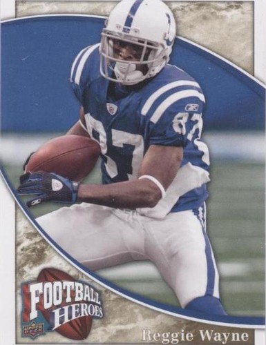 2009 Upper Deck Football Heroes Reggie Wayne #96
